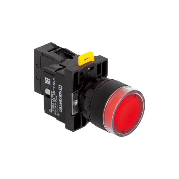 MTB2-EW34623 - Кнопка красная с подсветкой, 1NС, 220V AC/DC, IP54, пластик