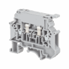 MTU-4F24 - Клемма винтовая с держателем предохранителя, 4 мм², с индикацией 24В, серая