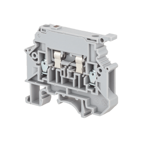 MTU-4F - Клемма винтовая с держателем предохранителя, 4 мм², серая
