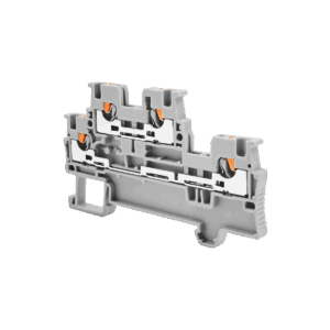 MTP-D1.5 - Клемма push-in двухуровневая, 1.5 мм², серая