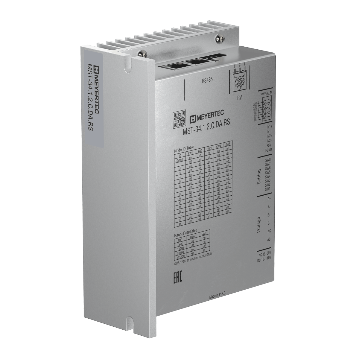 Драйверы шаговых двигателей MEYERTEC MST-34.1.2.C.DA.RS