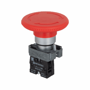MTB2-BSZ1264 - Кнопка грибовидная, возврат поворотом, 1NC красный 60 мм