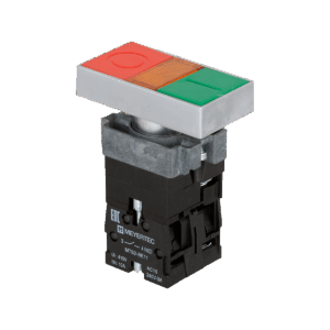 MTB2-BW8363 - Кнопка двойная с подсветкой 220V