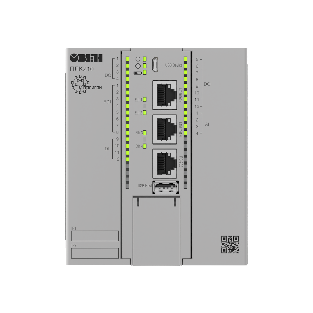ПЛК210-PL программируемый контроллер с российской программной средой Полигон и резервированием — изображение 2
