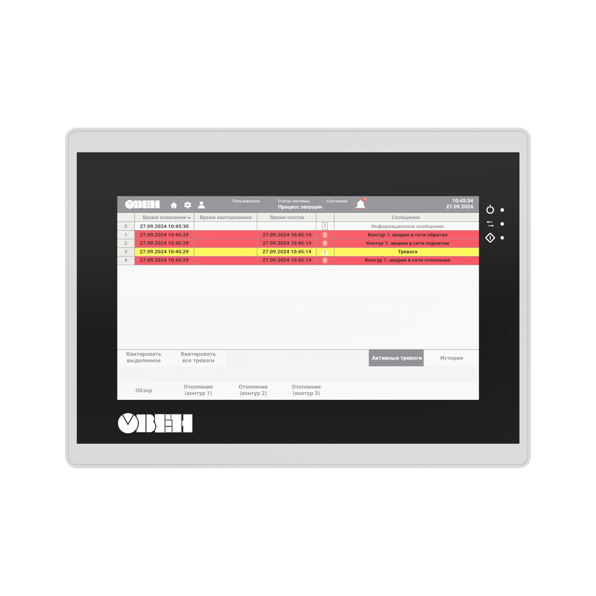 СПК210-07 сенсорные панельные контроллеры