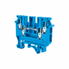 MTU-FO2.5BL - Клемма винтовая четырехпроводная, 2.5 мм², синяя