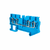 MTS-FO2.5BL - Клемма пружинная четырехпроводная, 2.5 мм², синяя