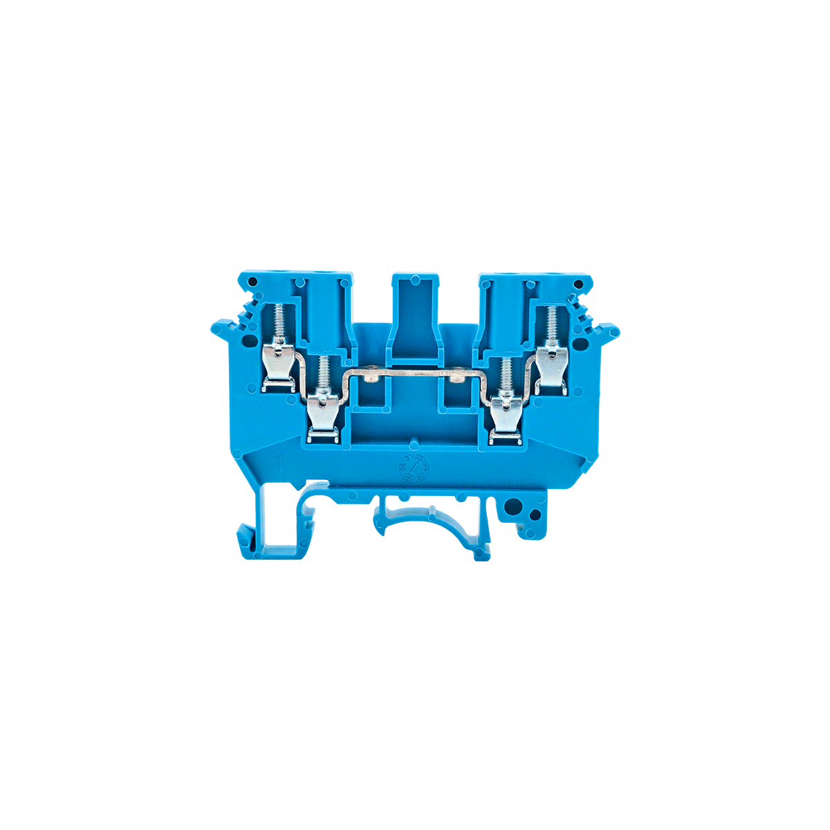 MTU-FO2.5BL - Клемма винтовая четырехпроводная, 2.5 мм², синяя