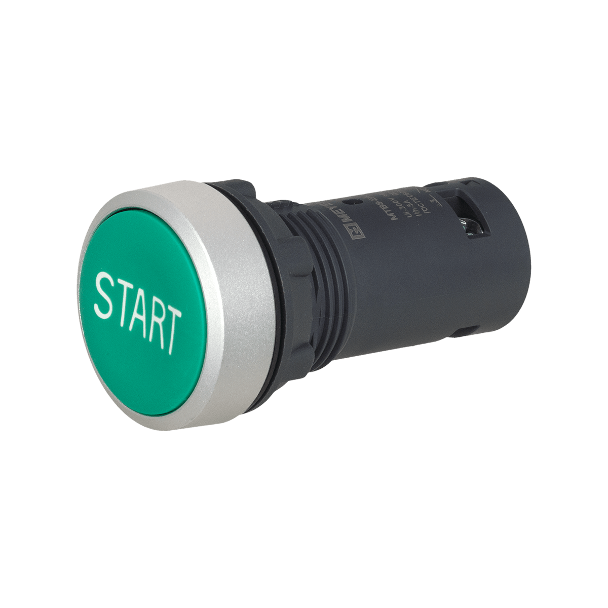 MTB8-EA31601 - Кнопка плоская зеленая, маркировка "START", 1NO, IP65, пластик