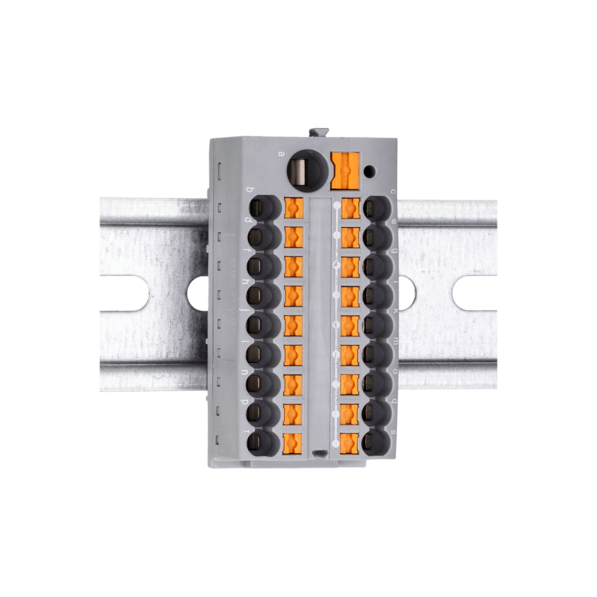 MTP-RPD6/18x2.5 - Клемма push-in распределительная с питанием, 6 мм²/18x2.5 мм², серая